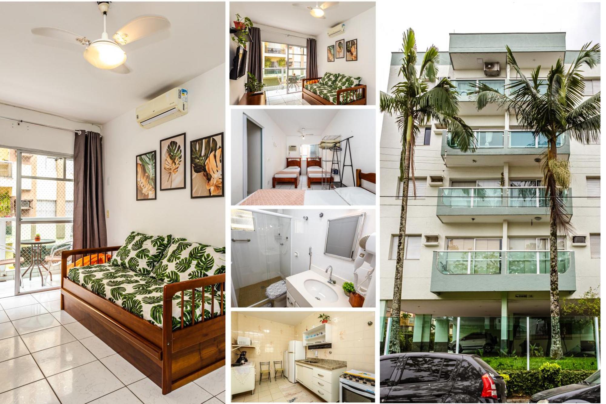Apto Na Enseada Excelente Localizacao, 500M Da Praia, Garagem, Ar Condicionado Portaria 24 Horas Guarujá Eksteriør bilde